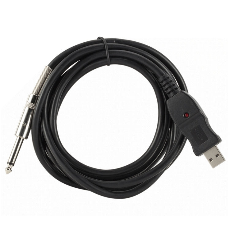 Cavo di collegamento per chitarra per computer direttamente privo di rumore USB da 3 m Cavo di collegamento per chitarra per computer direttamente privo di rumore USB da 3 m